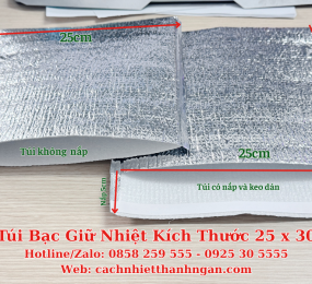 Túi Bạc Giữ Nhiệt Kích Thước 25 x 30cm tại TP HCM