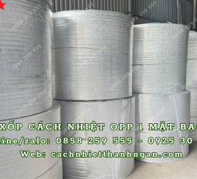 XỐP CÁCH NHIỆT OPP 1 MẶT BẠC GIÁ RẺ TẠI VŨNG TÀU
