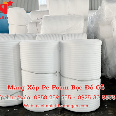 Màng Xốp Foam 1mm Bọc Đồ Gỗ Tại Bình Dương - Nhà máy sản xuất mút xốp bọc lót đồ gỗ