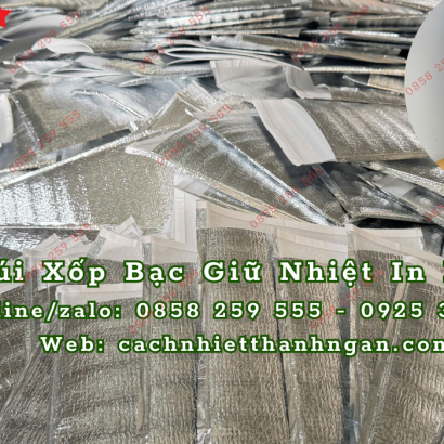 Top 1 Đơn Vị Sản Xuất Túi Xốp Bạc Giữ Nhiệt In Logo Theo Yêu Cầu Tại TP HCM