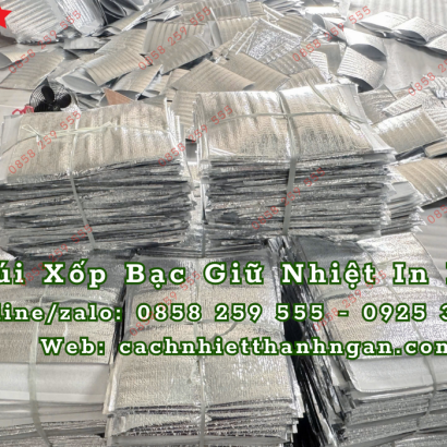 Top 1 Đơn Vị Sản Xuất Túi Xốp Bạc Giữ Nhiệt In Logo Theo Yêu Cầu Tại TP HCM
