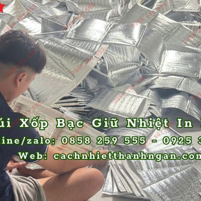 Top 1 Đơn Vị Sản Xuất Túi Xốp Bạc Giữ Nhiệt In Logo Theo Yêu Cầu Tại TP HCM