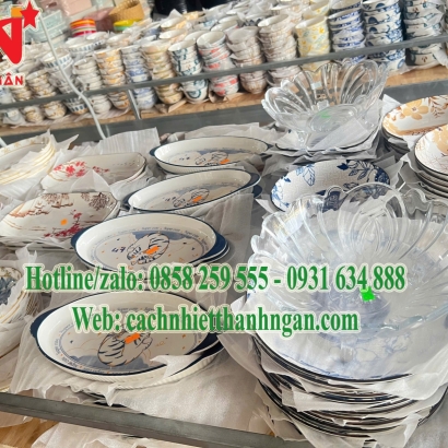 Màng Xốp Foam Bọc Lót Chén Đĩa Gốm Sứ