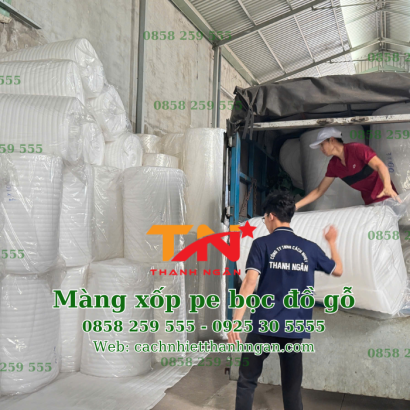Màng Xốp Pe Foam 1mm x 300m Bọc Đồ Gỗ Tại Đồng Nai