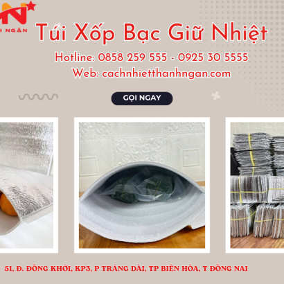 Túi Xốp Bạc Giữ Nhiệt Cỡ Lớn Tại TP HCM - Công Ty Sản Xuất Túi Xốp Bạc Giữ Nhiệt Thanh Ngân