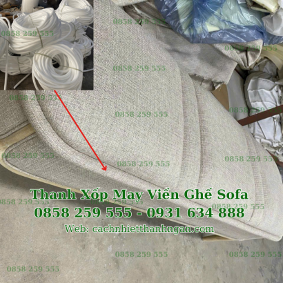 Thanh Xốp Đặc, Thanh Rod 25mm May Viền Ghế Sofa, May Balo Tại Đồng Nai