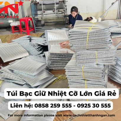 Túi Bạc Giữ Nhiệt Có Keo Dán Sẵn Tại TP HCM