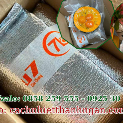 Túi Xốp Bạc Giữ Nhiệt Đóng Gói Pate, Chả Chưng Tại TP HCM – Sản Xuất Trực Tiếp Giá Tận Xưởng | Công Ty Thanh Ngân