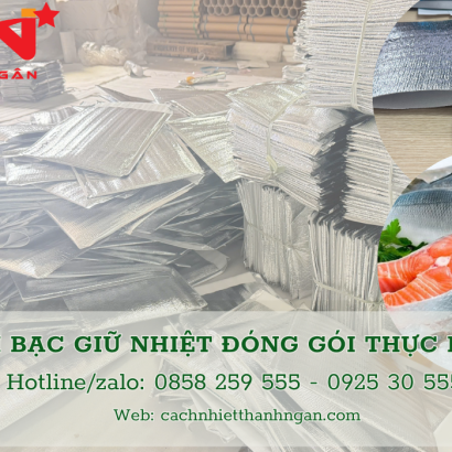 Túi Bạc Giữ Nhiệt Đóng Gói Thực Phẩm Tại TP HCM -Túi Xốp Bạc Giữ Nhiệt Đến 6h