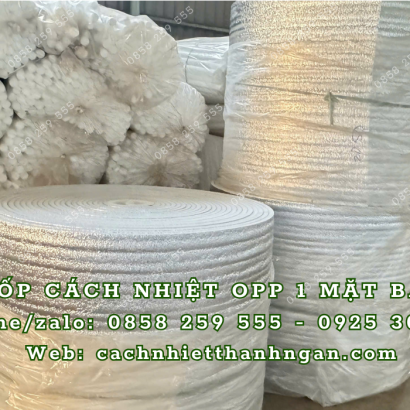 XỐP CÁCH NHIỆT OPP 1 MẶT BẠC GIÁ RẺ TẠI VŨNG TÀU