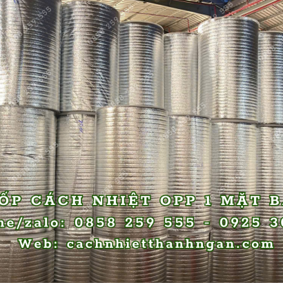 XỐP CÁCH NHIỆT OPP 1 MẶT BẠC GIÁ RẺ TẠI VŨNG TÀU
