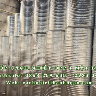 XỐP CÁCH NHIỆT OPP 1 MẶT BẠC GIÁ RẺ TẠI VŨNG TÀU