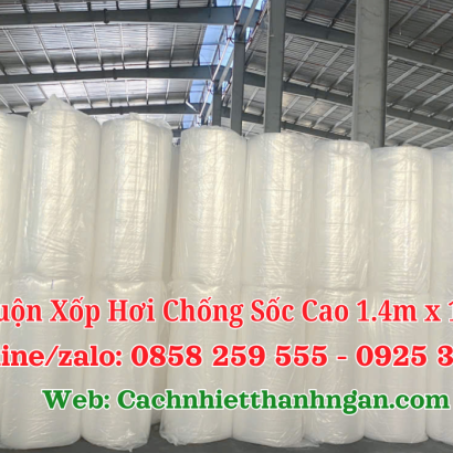Cuộn Xốp Hơi Chống Sốc Cao 1m4 x 100m Tại Đồng Nai, Bình Dương, TP HCM