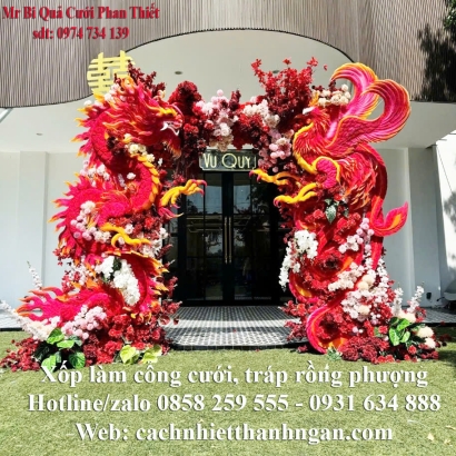 Xốp Dẻo Cắt Phôi Cốt Rồng Phượng, Xốp Làm Tráp Rồng Phụng