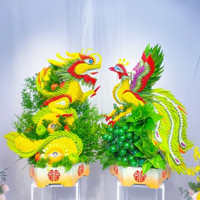 Xốp Dẻo Cắt Phôi Cốt Rồng Phượng, Xốp Làm Tráp Rồng Phụng