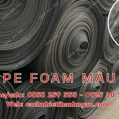 Nhà Máy Sản Xuất Màng Xốp Foam Màu Đen Tại Đồng Nai, Bình Dương, TP HCM